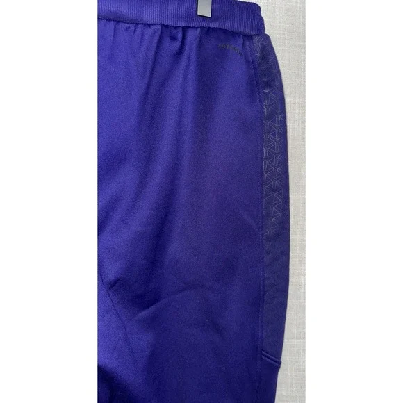 Adidas East Carolina Pirates ECU Purple Black Joggers Pants Shirt Men's L Large - Picture 9 of 12